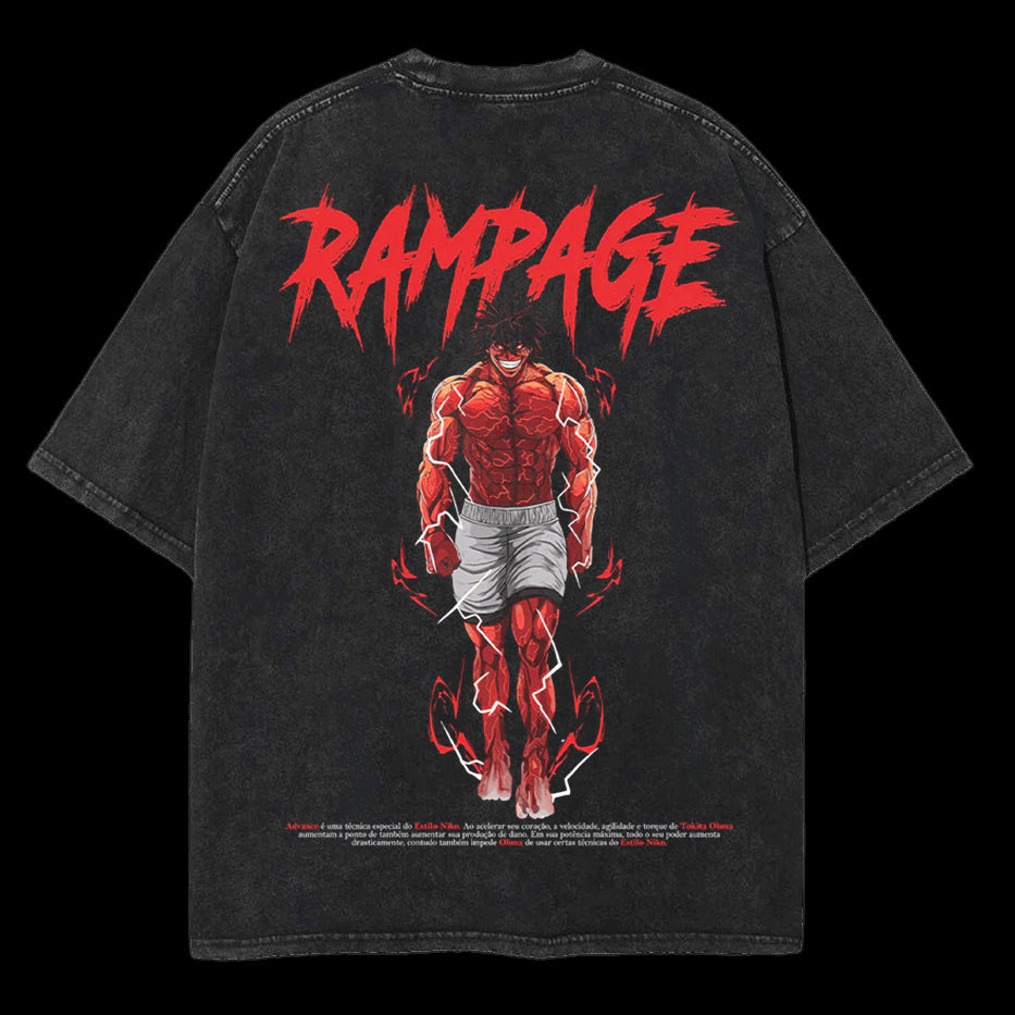 Kengan Ashura "OHMA TOKITA" Wash T-Shirt [MMU] - Image 2